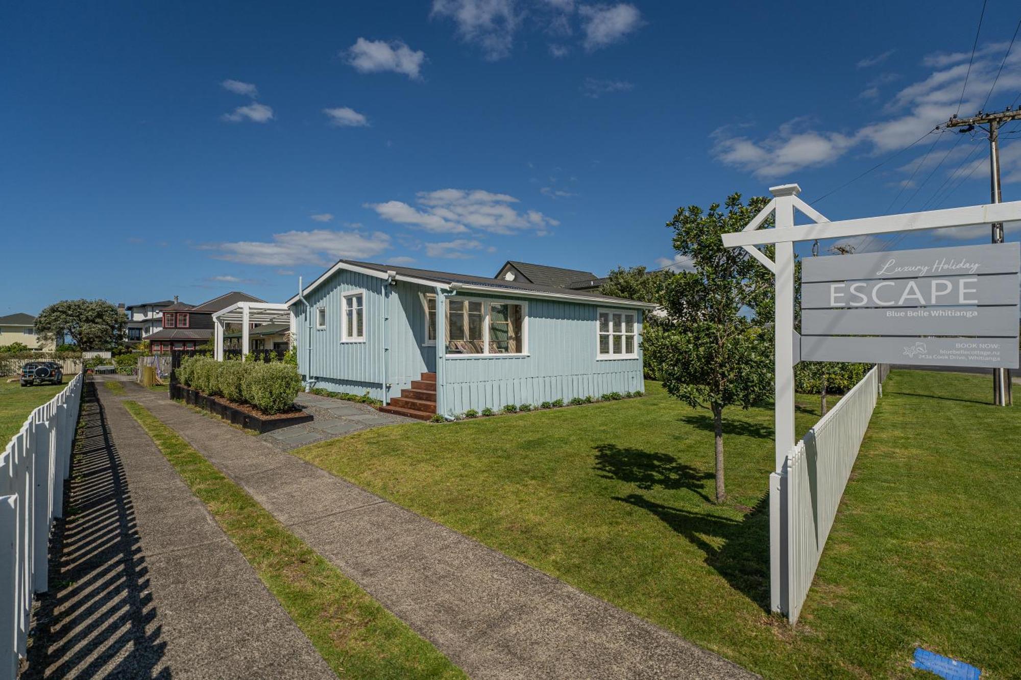 Blue Belle Cottage Уитианга Екстериор снимка